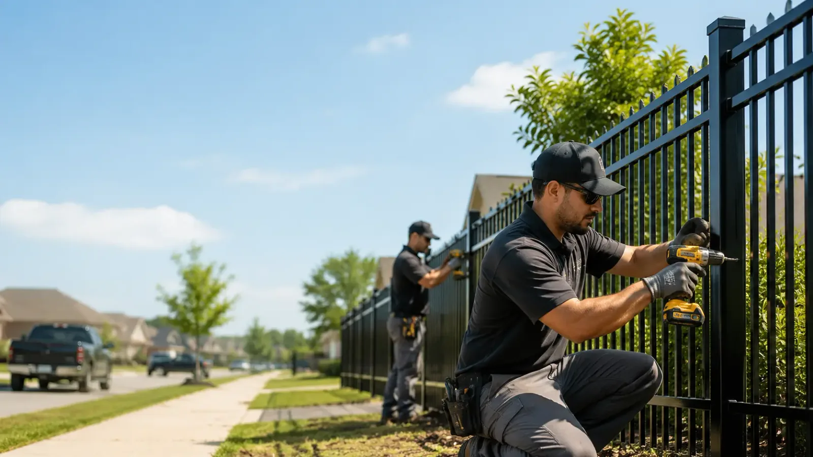 Metal Fence Installation in Blue Mounds, WI
